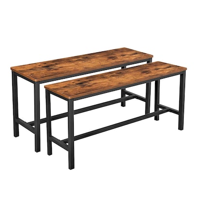 Artikelbild für VASAGLE Sitzbänke KTB33X braun Holz 108,0 cm, 2 St., Artikelnummer 291847