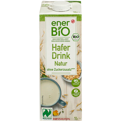 Artikelbild 4 für enerBiO Natur Bio-Haferdrink 8x 1,0 l, Artikelnummer 864201