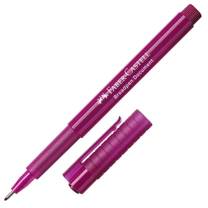 Artikelbild für FABER-CASTELL Broadpen Document 1554 Fineliner pink 0,8 mm, 1 St., Artikelnummer 907493