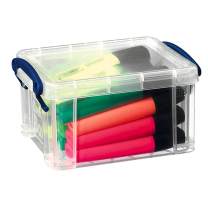 Artikelbild für Really Useful Box Aufbewahrungsbox 0,7 l transparent 15,5 x 10,0 x 8,0 cm, 1 St., Artikelnummer 253807