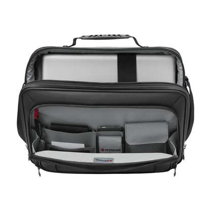Artikelbild 3 für WENGER Laptoptasche Insight Kunstfaser schwarz 600646 bis 39,6 cm (15,6 Zoll), Artikelnummer 181273