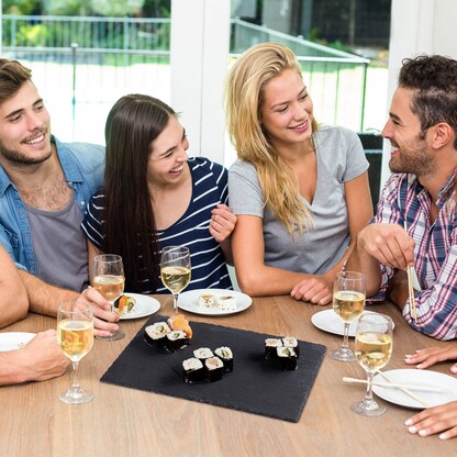 Artikelbild 4 für relaxdays Schieferplatten anthrazit 40,0 x 30,0 cm, 6 St., Artikelnummer 361541