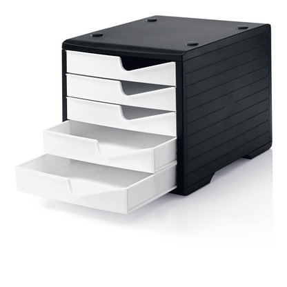 Artikelbild 3 für styro Schubladenbox styroswingbox weiß 275-8430.091, DIN A4 mit 5 Schubladen, 1 St., Artikelnummer 821753