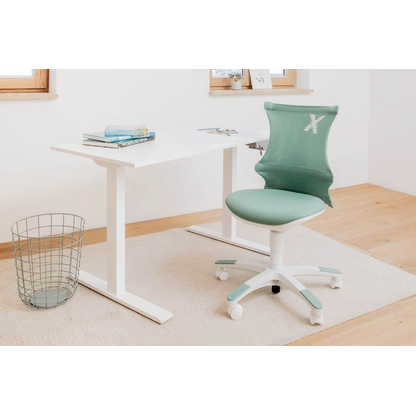 Artikelbild 6 für Topstar Kinderdrehstuhl Sitness X Chair 10, FX130CR66 Stoff grün, Gestell weiß, Artikelnummer 910832