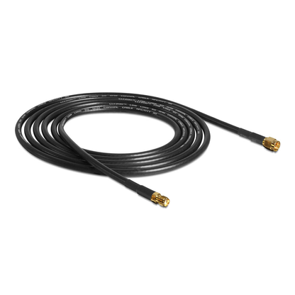 Artikelbild 2 für DeLOCK SMA-Stecker/SMA-Buchse Antennenkabel CFD/RF200 low loss 2,0 m schwarz, 1 St., Artikelnummer 895443