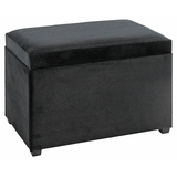 Artikelbild 1 für HAKU Möbel Sitztruhe 54545 schwarz Stoff 58,0 cm, Artikelnummer 296899