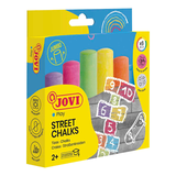 Artikelbild 1 für JOVI Street Chalks Straßenmalkreide farbsortiert 6 St., Artikelnummer 321774