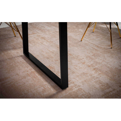 Artikelbild 5 für WOHNLING Esstisch akazie rechteckig, Trapez-Gestell schwarz, 120,0 x 60,0 x 76,0 cm, Artikelnummer 401996