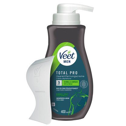 Artikelbild für Veet Total Pro Men Enthaarungscreme 400,0 ml, Artikelnummer 666766