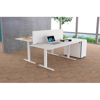 Artikelbild 2 für Kerkmann Tischtrennwand Move 19375210, weiß 160,0 x 45,0 cm, 1 St., Artikelnummer 854618