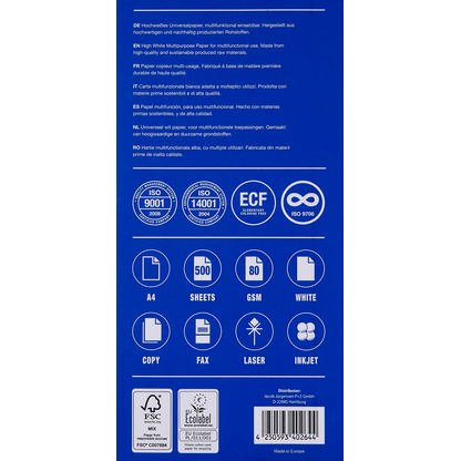 Artikelbild 4 für go copy Kopierpapier Premium 80 DIN A4 80 g/qm 500 Blatt, Artikelnummer 536187