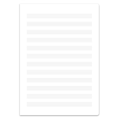 Artikelbild 2 für Staufen® Notenheft green 12er Lineatur N Notenlineatur DIN A4 ohne Rand, 8 Blatt, 1 St., Artikelnummer 975040