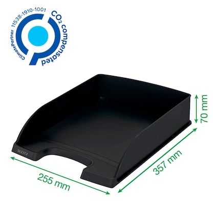 Artikelbild 2 für LEITZ Briefablage Recycle 5227 schwarz DIN A4, 1 St., Artikelnummer 433213