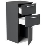 Artikelbild 1 für POSSEIK Bad-Hängeschrank 75 grafit 36,8 x 35,2 x 75,0 cm, Artikelnummer 668029