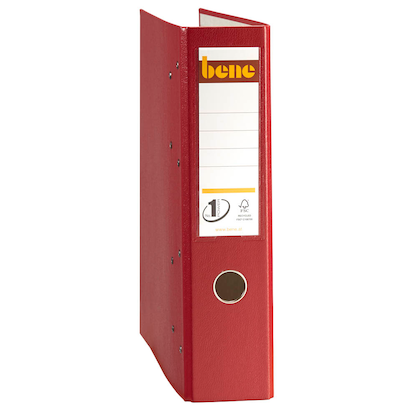 Artikelbild 2 für bene Doppelordner rot Karton 7,5 cm, 1 St., Artikelnummer 426544