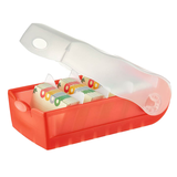 Artikelbild 1 für HAN Croco Karteikasten DIN A7 für 900 Karteikarten rot mit Deckel, Artikelnummer 572723