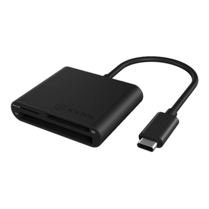 Artikelbild für RaidSonic ICY BOX® IB-CR301-C3 Multi-microSD, SD, Compact Flash-Kartenleser schwarz, Artikelnummer 637623