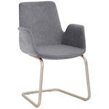 Artikelbild 1 für Mayer Besuchersessel myHELIOS grau chrom Stoff 58,0 x 56,0 x 86,0 cm, 1 St., Artikelnummer 174288