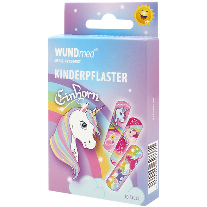 Artikelbild für WUNDmed® Pflaster Einhorn 02-112 bunt 1,9 x 6,3 cm, 10 St., Artikelnummer 471148