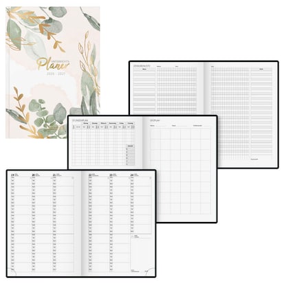 Artikelbild für BRUNNEN Unterrichtsplaner 2026/2027 mehrfarbig: grün, gold, creme, 1 St., Artikelnummer 805089