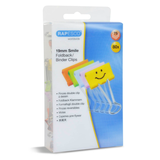 Artikelbild 1 für RAPESCO® Foldbackklammern Smiles farbsortiert 1,9 cm, 80 St., Artikelnummer 475323