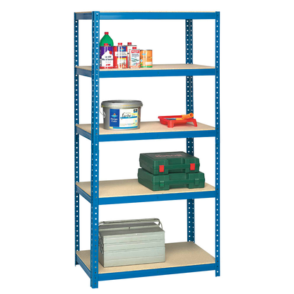 Artikelbild für SZ Metall Schwerlastregal 24182-I(LV) blau 90,0 x 45,0 x 180,0 cm, Artikelnummer 830612