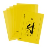 Artikelbild 1 für herlitz Sichthüllen DIN A4 gelb genarbt 0,19 mm, 10 St., Artikelnummer 353180