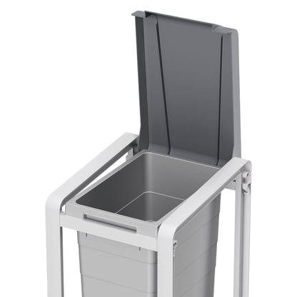 Artikelbild 2 für Hailo ProfiLine Öko XL, Basiseinheit Mülleimer 38,0 l signalgrau, 1 St., Artikelnummer 123141