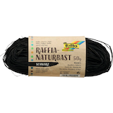 Artikelbild 1 für folia Naturbast matt schwarz 0,5 mm x 50,0 g, Artikelnummer 963502