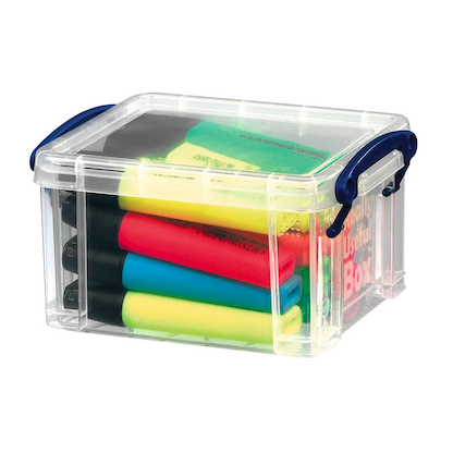Artikelbild 6 für Really Useful Box Aufbewahrungsbox 0,7 l transparent 15,5 x 10,0 x 8,0 cm, 1 St., Artikelnummer 253807
