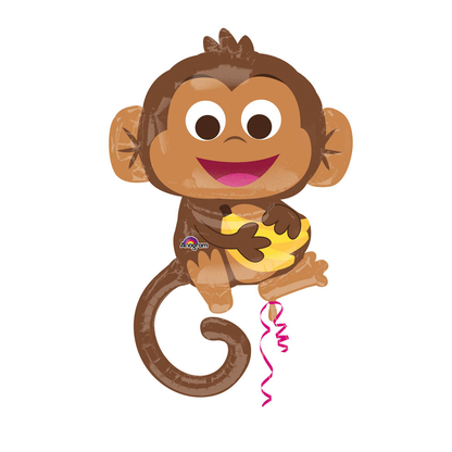 Artikelbild für amscan® Folienballon Lustiges Äffchen mehrfarbig, 1 St., Artikelnummer 222347