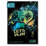 Artikelbild 1 für Häfft® Verlag Hausaufgabenheft Let´s play liniert DIN A5 ohne Rand, 112 Blatt, 1 St., Artikelnummer 370779