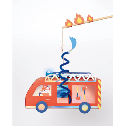 Artikelbild 5 für folia Bastelset FIRE ENGINE rot, Artikelnummer 692859