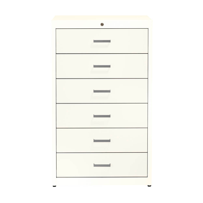 Artikelbild 4 für mauser client entry Karteischrank reinweiß 6 Schubladen 80,0 x 60,0 x 135,0 cm, 1 St., Artikelnummer 259438