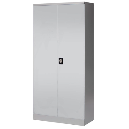 Artikelbild 7 für Gürkan Stahlschrank 100064 lichtgrau 4 Fachböden 92,0 x 42,0 x 195,0 cm, zerlegt, 1 St., Artikelnummer 552968