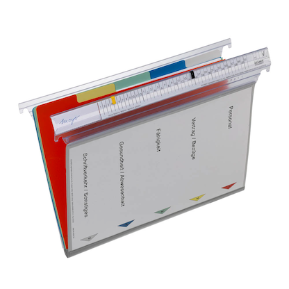 Artikelbild 2 für EICHNER Personalhefter Typ 2 Kunststoff grau DIN A4 5x kaufmännische Heftung, 1 St., Artikelnummer 752816