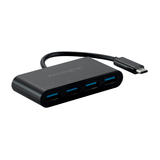 Artikelbild 1 für Kensington USB-Hub CH12004 4-fach schwarz, Artikelnummer 429729