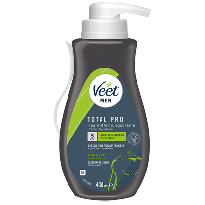 Artikelbild 2 für Veet Total Pro Men Enthaarungscreme 400,0 ml, Artikelnummer 666766