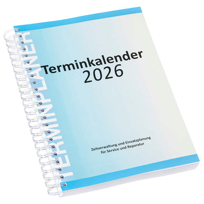 Artikelbild 2 für EICHNER Buchkalender Werkstatt-Termine 2026 blau, 1 St., Artikelnummer 703757