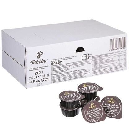Artikelbild für Tchibo Kaffeesahne 10 % 240x 7,5 g, Artikelnummer 213665