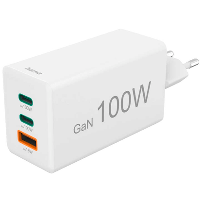 Artikelbild für hama Mini Ladeadapter weiß, 100 Watt, Artikelnummer 755688