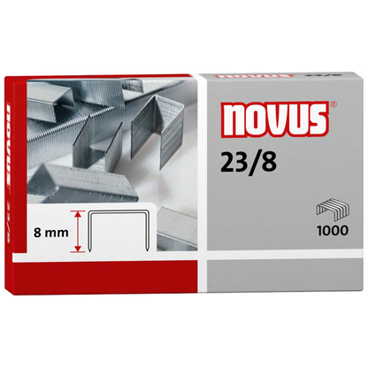 Artikelbild für novus Heftklammern 23/8, 1.000 St., Artikelnummer 167361