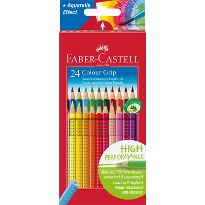 Artikelbild für FABER-CASTELL Colour GRIP Buntstifte farbsortiert, 24 St., Artikelnummer 534289