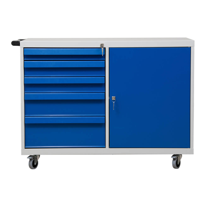 Artikelbild 5 für Gürkan Werkstattwagen grau 5 Schubladen, Artikelnummer 564981