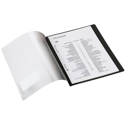 Artikelbild 2 für DURABLE Schnellhefter Kunststoff schwarz DIN A4 überbreit, 25 St., Artikelnummer 875082