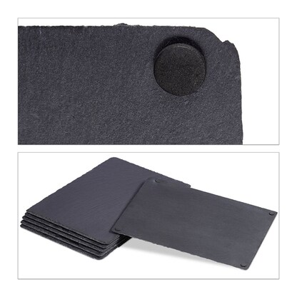 Artikelbild 7 für relaxdays Schieferplatten anthrazit 40,0 x 30,0 cm, 6 St., Artikelnummer 361541