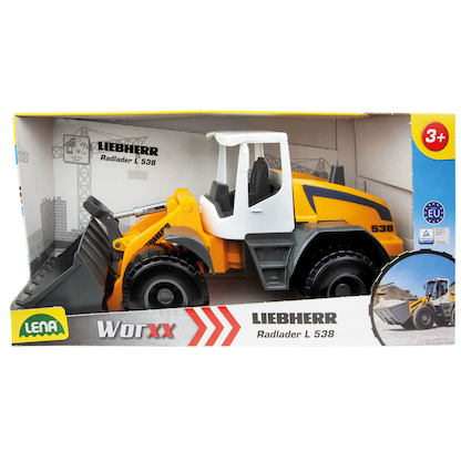 Artikelbild 4 für LENA Worxx Radlader Liebherr L538 Litronic 4612 Spielzeugauto, Artikelnummer 879732