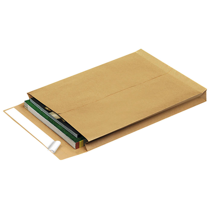 Artikelbild 2 für MAILmedia Faltentaschen DIN B4 ohne Fenster braun mit 2,0 cm Falte, 100 St., Artikelnummer 251603