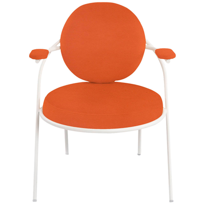 Artikelbild 3 für meet powered by PAPERFLOW Sessel SATURNE rost weiß Kunstleder 70,0 x 73,0 x 88,0 cm, 1 St., Artikelnummer 231268