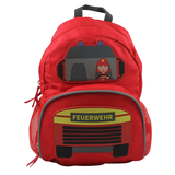 Artikelbild 1 für DONAU Kindergartenrucksack Feuerwehr Kunstfaser rot, Artikelnummer 694337